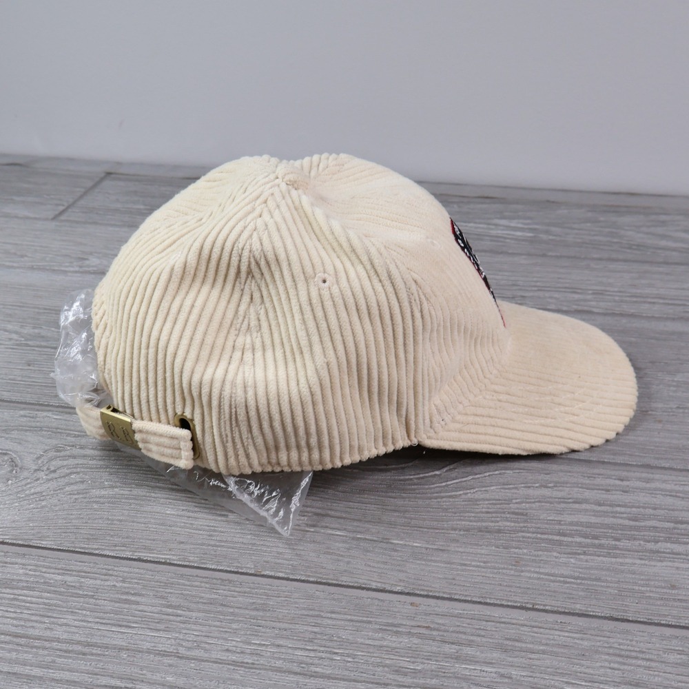 Rowing Blazers x Target Skull Crossbones Corduroy Hat Cap Cream Adjustable - Picture 4 of 7